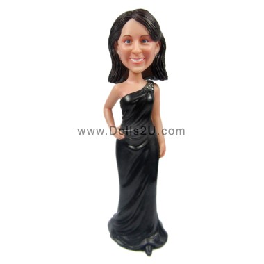 elegant evening dress girl
