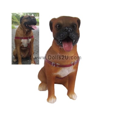 (image for) custom made dog bobblehead (dashboard bobblehead) from your picture