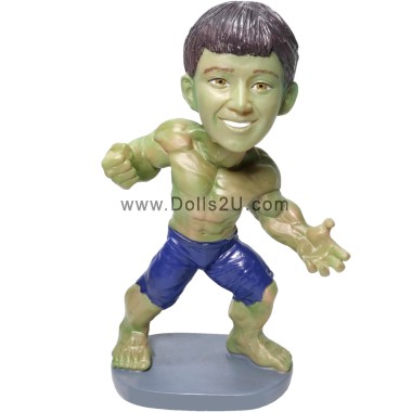 (image for) Custom Hulk Kid Bobblehead Figure