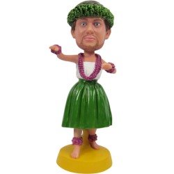 Custom Bobbleheads Male Hawaiian Hula Dancer