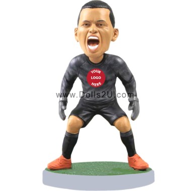 Personalized soccer goalkeeper bobblehead / gift for soccer fans