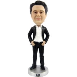 (image for) boss's day gifts custom bobbleheads businessman in suit