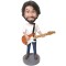 (image for) Custom Bobblehead Electric Guitar Player Item:259182