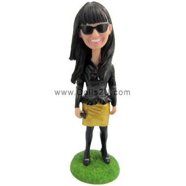 (image for) Custom Office Lady Female Boss Bobblehead