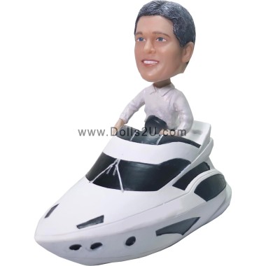 (image for) Male In Speedboat