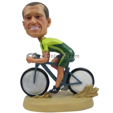 (image for) Custom Bicyclist Bobblehead