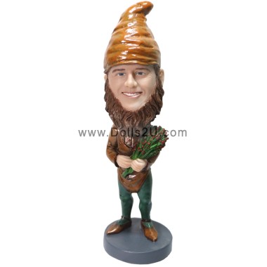 Custom Made Garden Gnome Bobblehead