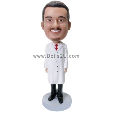 doctor in lab coat