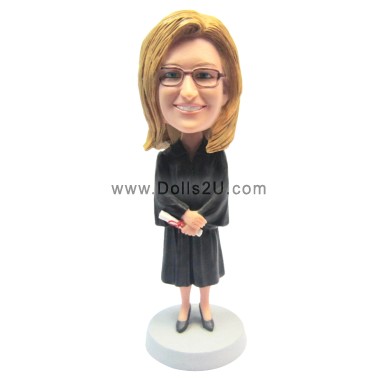 (image for) Custom Graduation Bobblehead Gift For Female