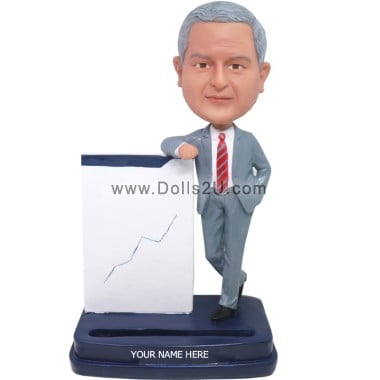  Custom Businessman Bobblehead Item:52281