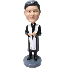 (image for) Personalized Priest Bobblehead Gift From Your Photo
