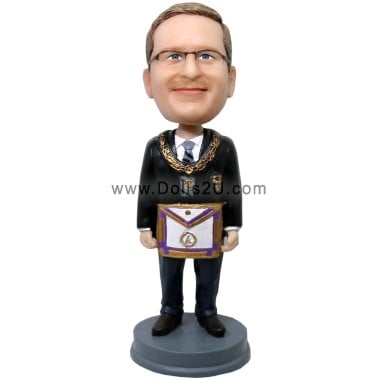 (image for) Freemasonry bobblehead