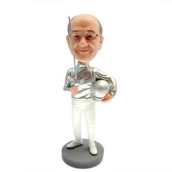 (image for) Fencing bobblehead