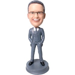 groomsmen bobble head gift