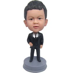 Personalized Bobblehead Kid in Suit