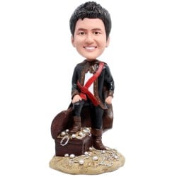  Pirate Captain Bobblehead