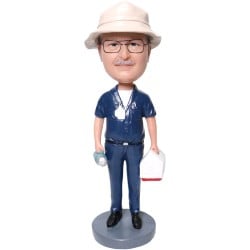  Custom Bobbleheads Repairman Holding Tool Box