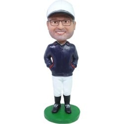  Custom Made Baseball Coach Bobblehead Gift