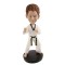 (image for) Custom TeaKwonDo Black Belt Kid Bobblehead Item:55271