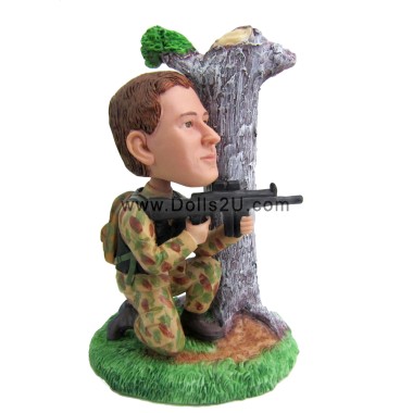  Custom Military Bobblehead Desert Storm US Army Ranger Bobblehead Special Forces Figure Gift Item:723157