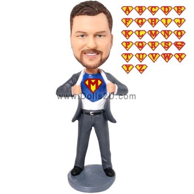 (image for) Custom Superman Bobblehead Gift For Him