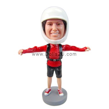 Custom skydiving bobblehead gift for skydiver
