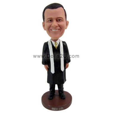  Custom Male Judge Bobblehead Item:10243