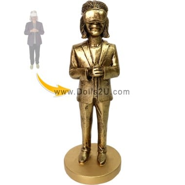  Head-to-toe Custom - Customize Bronze Statue Bobblehead Item:33484