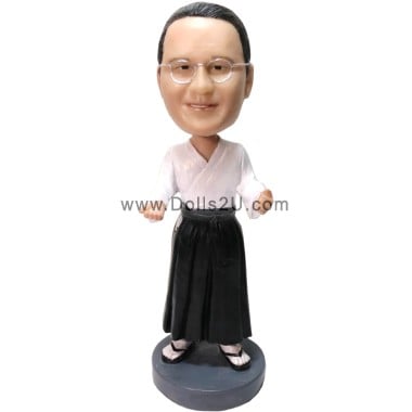 (image for) Custom Aikido Master Bobblehead Item:40811