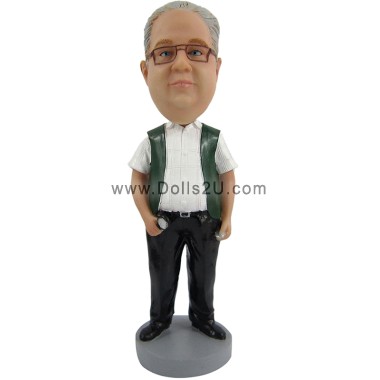 (image for) Personalized Creative Photo 3D Bobblehead Gift For Dad