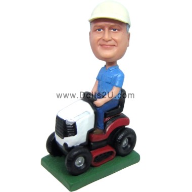 (image for) Custom Tractor Driver Bobblehead