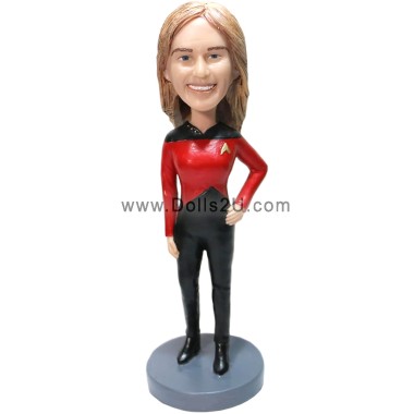 Personalized Bobblehead Female Star Trek