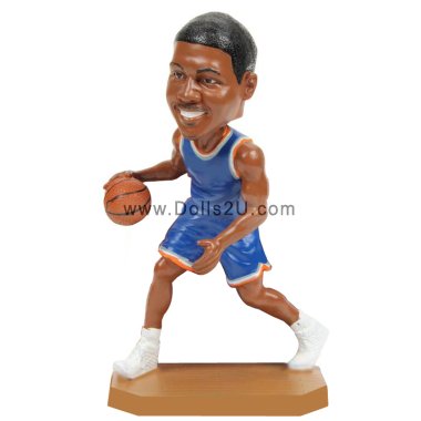 Personalized basketball player bobblehead