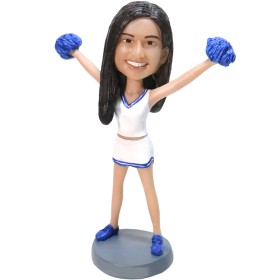 (image for) Cheerleader custom bobbleheads made from your photo