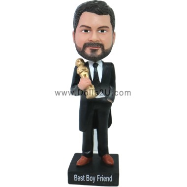 (image for) Custom Bobblehead Best Boyfriend Award