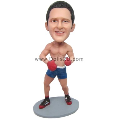 (image for) Custom Male Boxer Boxing Bobblehead