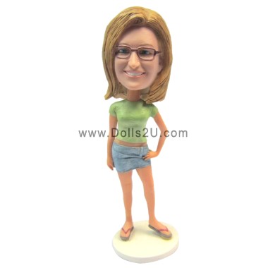 (image for) Personalized Creative Female Bobblehead From Your Picture