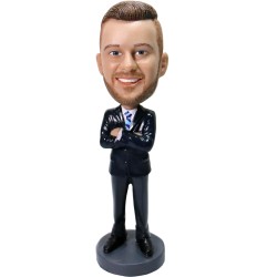 (image for) Custom Bobbleheads Male Boss With Arms Crossed