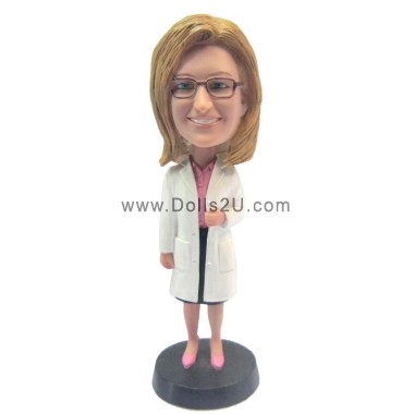 (image for) Personalized Female Doctor Bobblehead Unique Gifts For Female Doctors