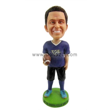 Custom Premium Football Player Figure Bobblehead