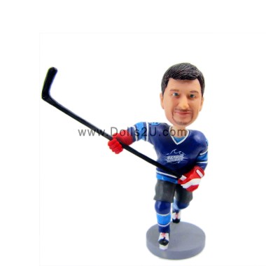 Custom Hockey Player Bobblehead Gift