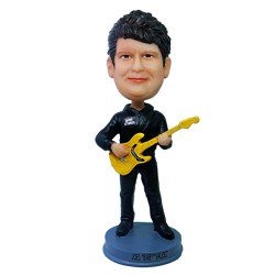 Bassist player bobble head