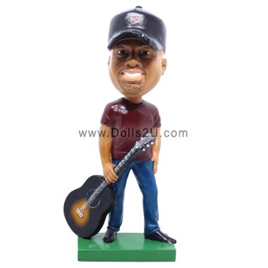 Custom Guitar Player Bobblehead from Your Photo Bobbleheads