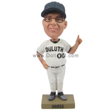 (image for) Custom Baseball Coach Bobblehead Gift