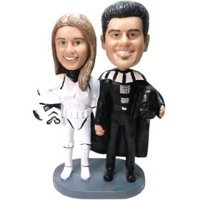 (image for) Personalized Star Wars Wedding Bobblehead Gifts