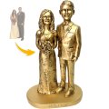 Custom bronze couple statue from your photos - personalized bronze sculpture Couple lovers anniversary gift
