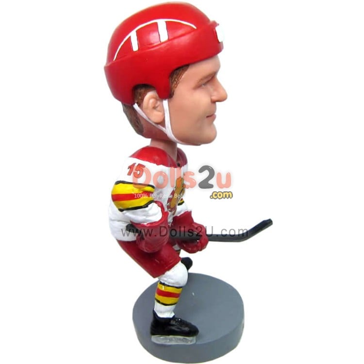 Custom hockey player Bobblehead 69.90 Dolls2u Bobbleheads