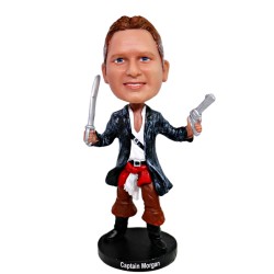 Custom Bobblehead Pirates Of The Caribbean From Your Photo Custom Bobblehead Pirates Of The Caribbean From Your Photo