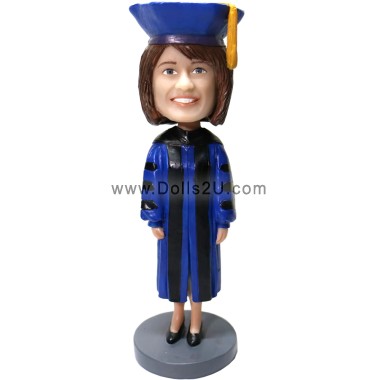 (image for) Custom Female Graduation Bobblehead