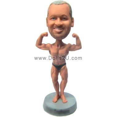  Bodybuilding Bobblehead /Gym Bobble Head Muscle Man